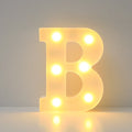 Letras e Números de LED (16cm) – Luminária Decorativa