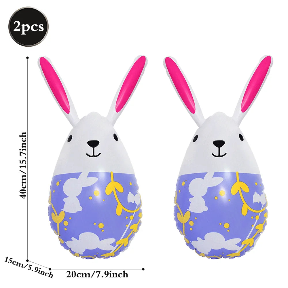 Par de Coelhos Infláveis (40 cm)