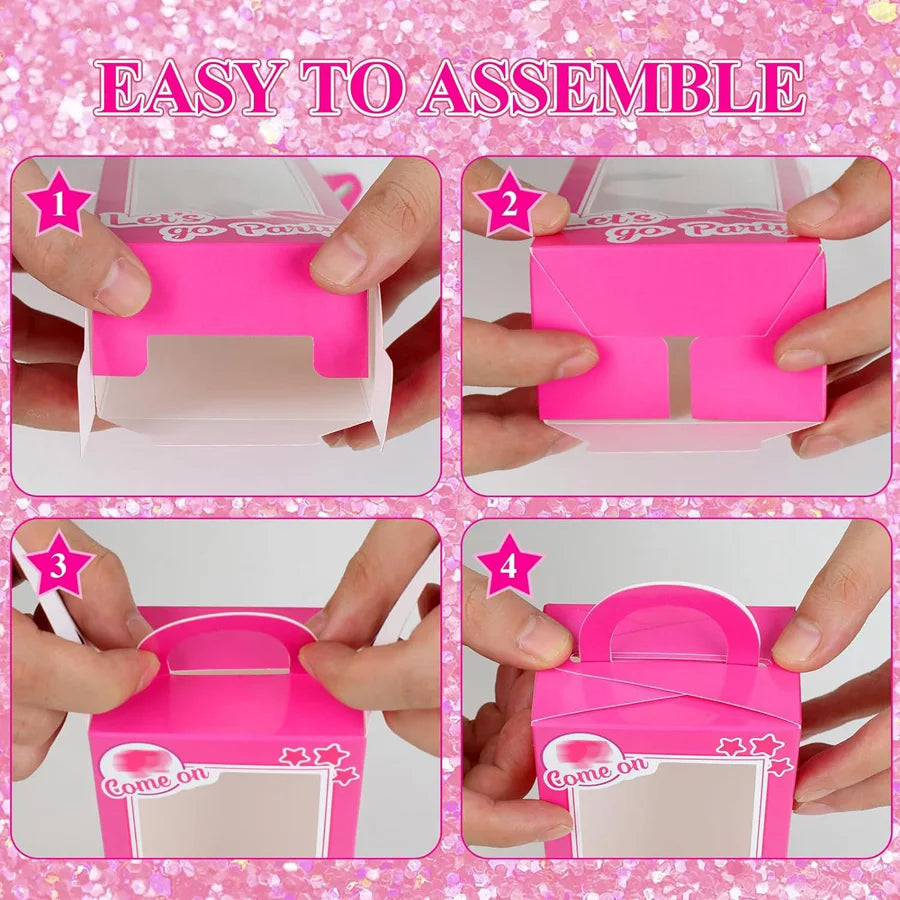 Kit 12 Caixas de Lembrancinhas "Pink Doll"