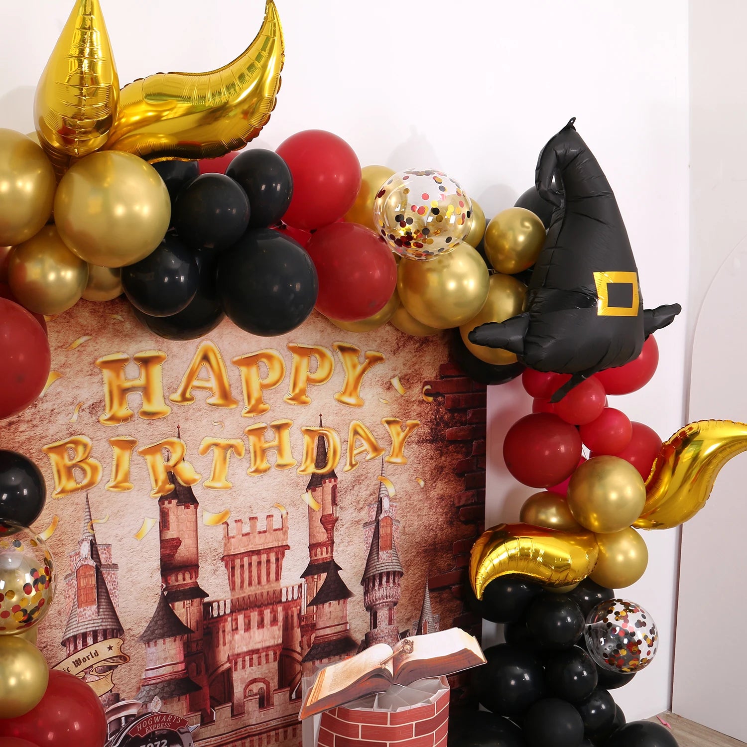 Kit Harry Potter chapéu seletor-118 peças