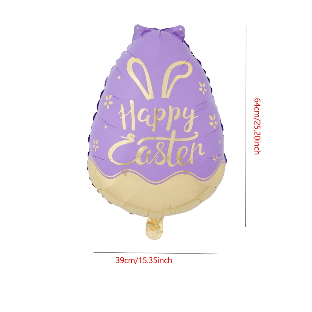 Kit 10 Balões Metalizados Páscoa