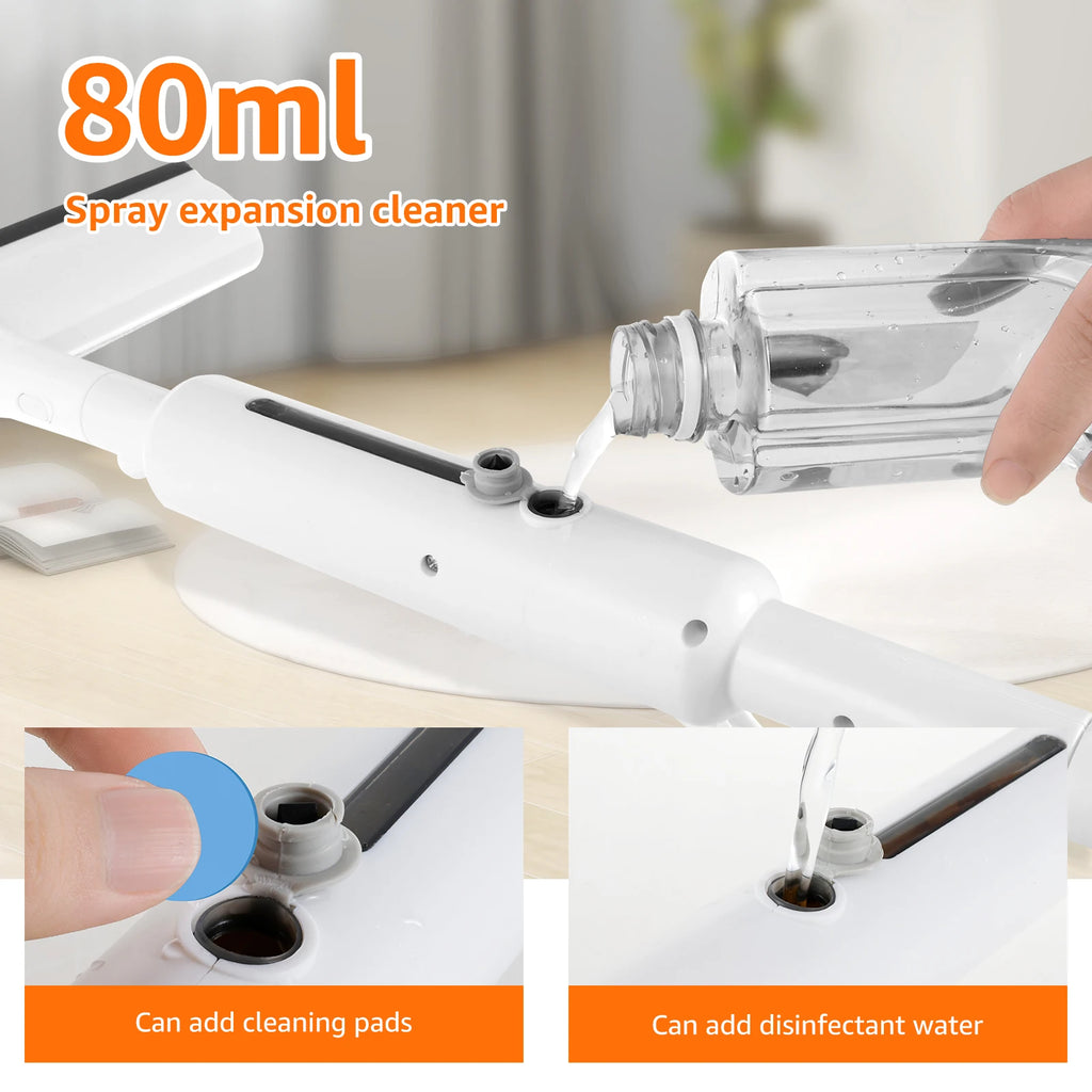 2 em 1 kit de limpeza de janela spray dupla face rodo de vidro limpador espanador mop janela ferramentas de limpeza profissional