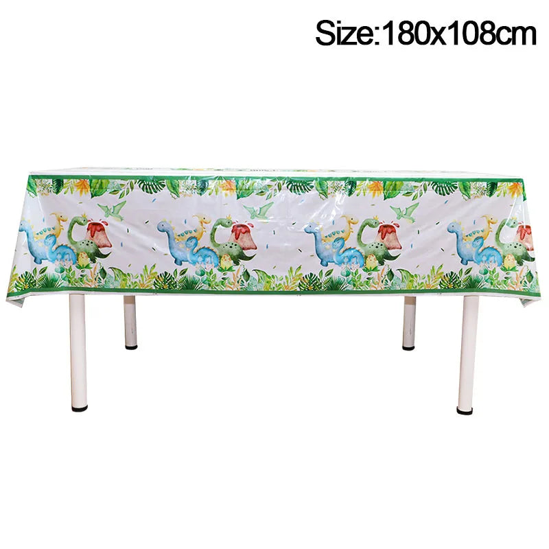 Kit Talheres e Pratos Descartáveis Dinossauro – Festa Completa