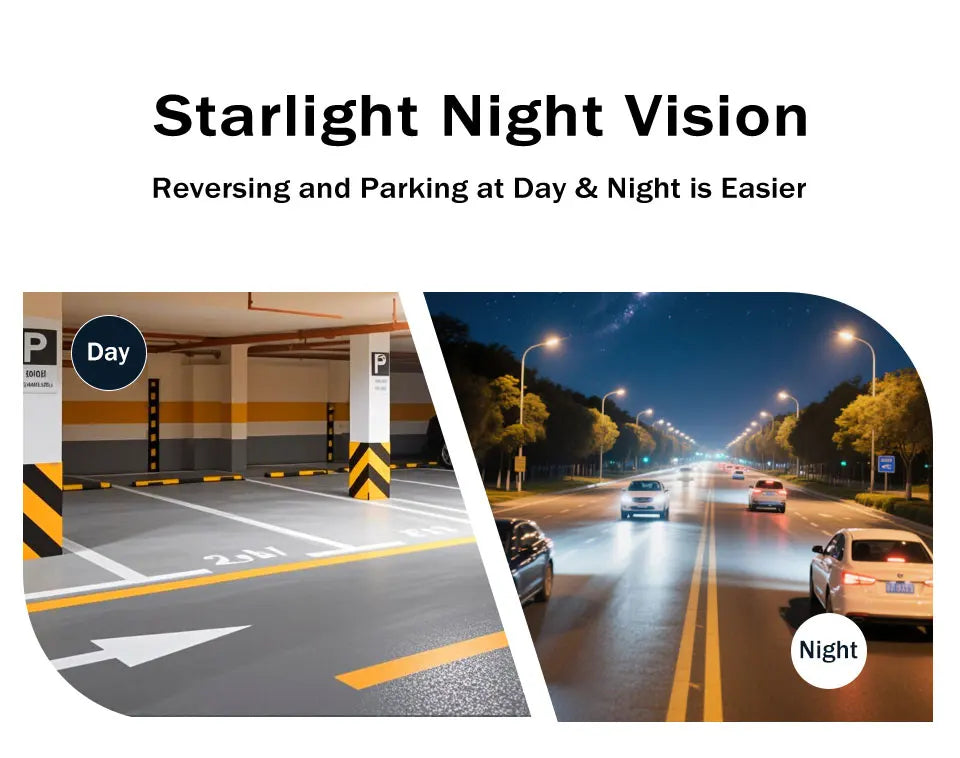 Camera de Ré 4k ahd 1080p trajetória dinâmica inteligente câmera de visão traseira do carro visão noturna de 180 graus com linha de pista de estacionamento
