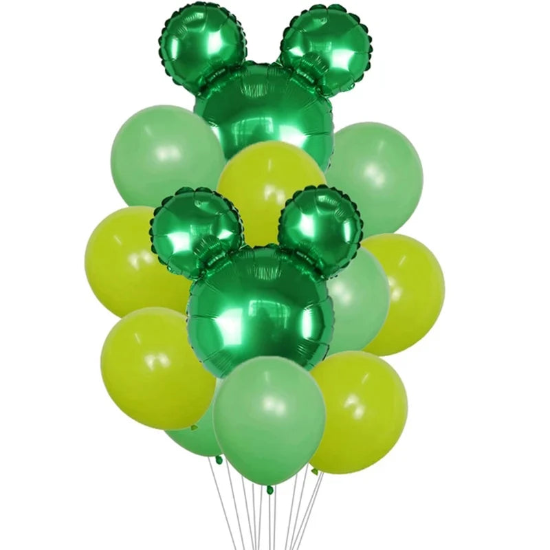 Kit Balões Mickey e Minnie Mouse 12 peças