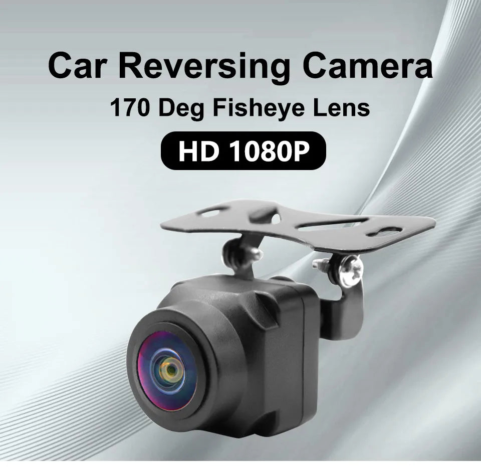 Camera de Ré 4k ahd 1080p trajetória dinâmica inteligente câmera de visão traseira do carro visão noturna de 180 graus com linha de pista de estacionamento