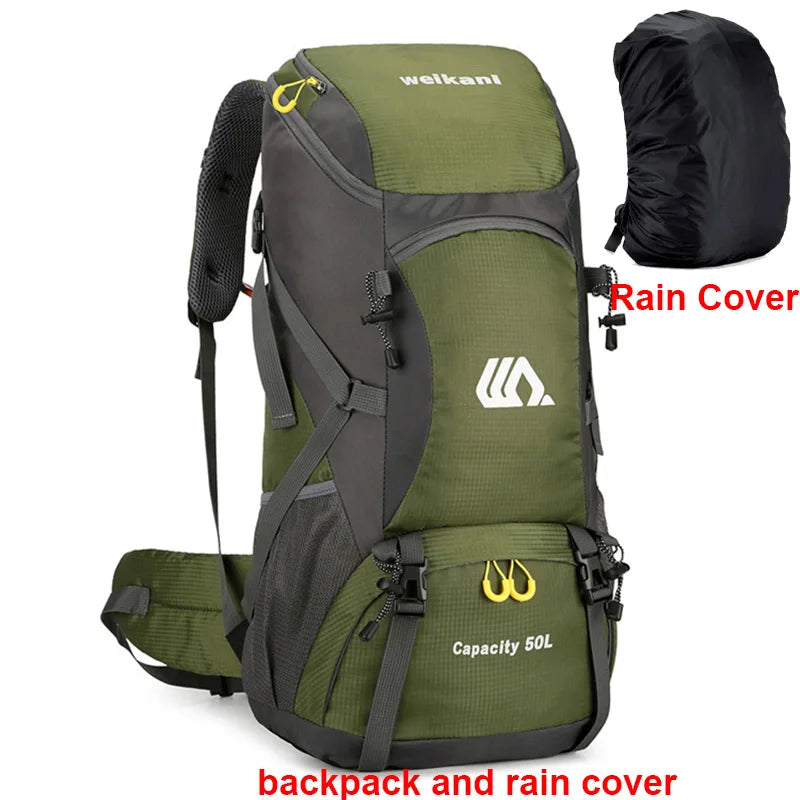 Mochila 50L Ocasião escalada, trekking, viagens, esqui, esporte