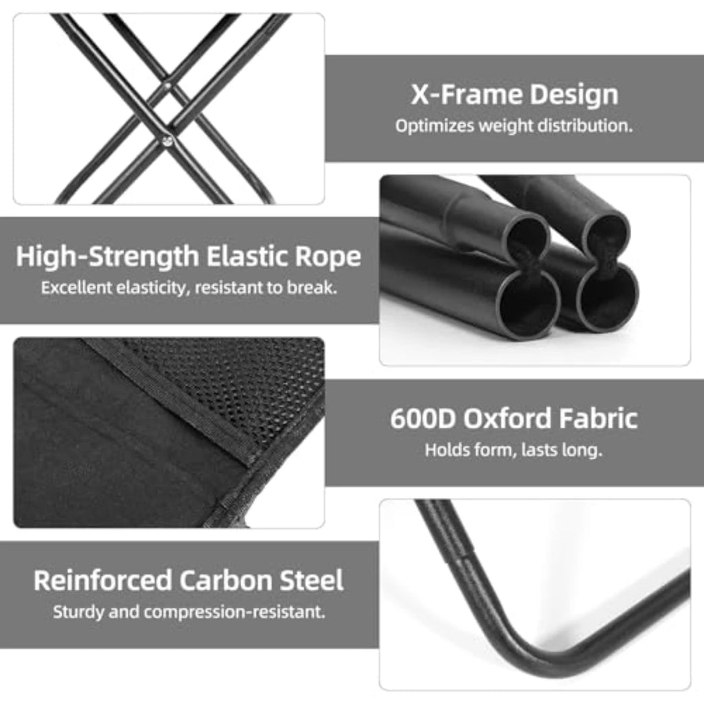 Banco portátil dobrável capacidade 120kg