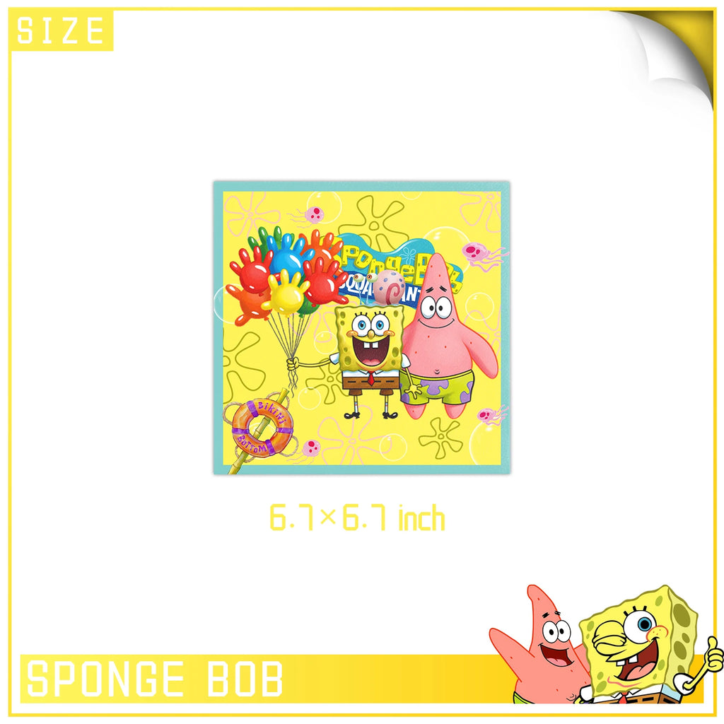Kit Festa Bob Esponja: Descartáveis e Balões