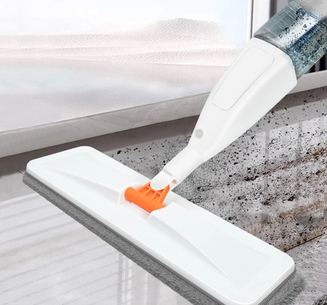 Mop spray com almofada de microfibra substituível