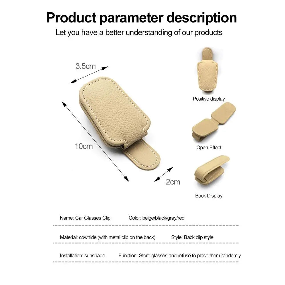 Porta óculos magnético para carro
