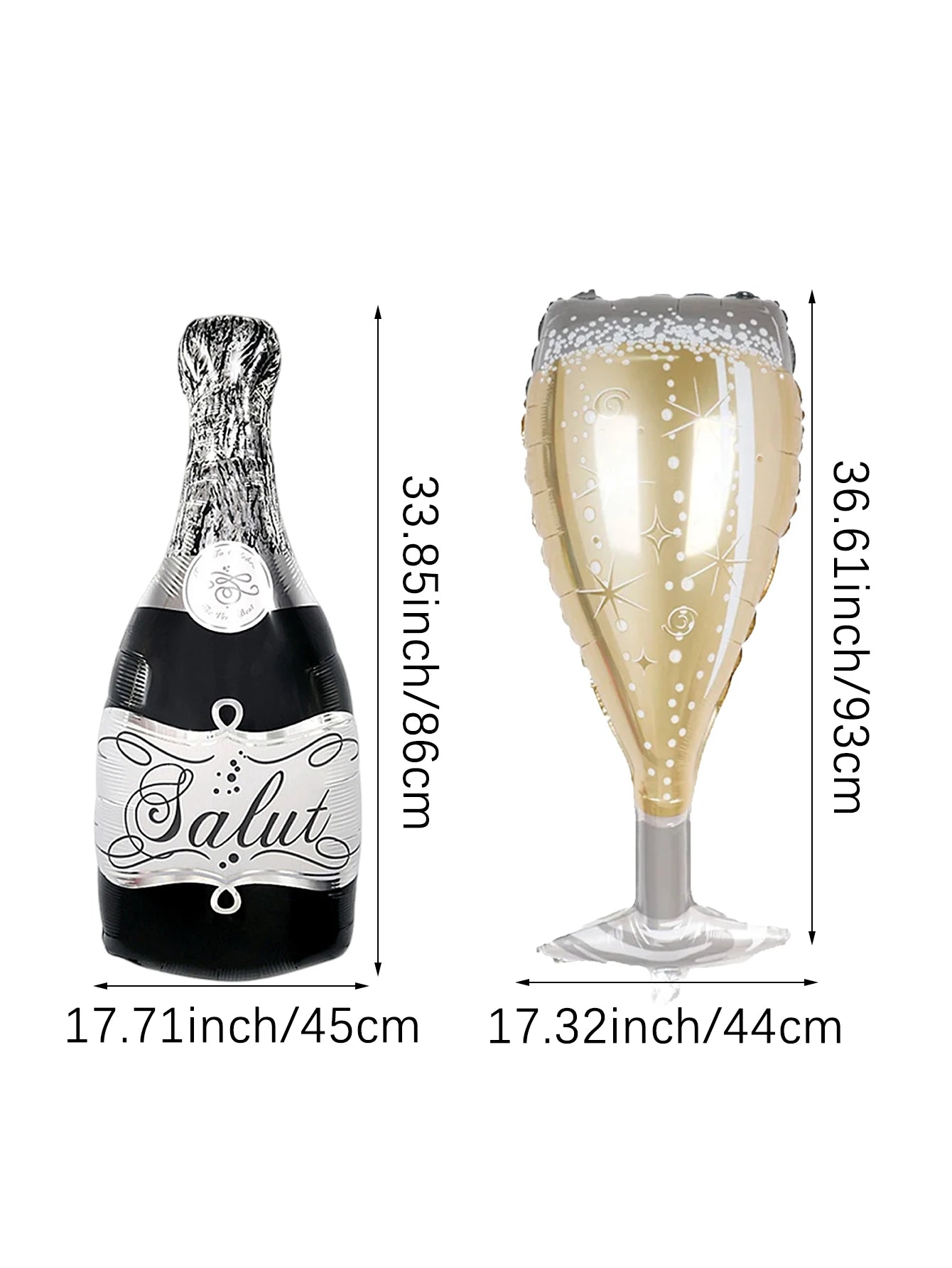 Kit 2 Balões Champanhe