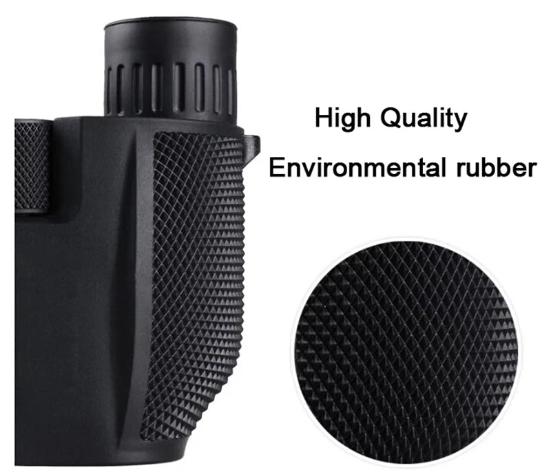 Binóculo hd dobrável compacto alcance 1000m lente fmc