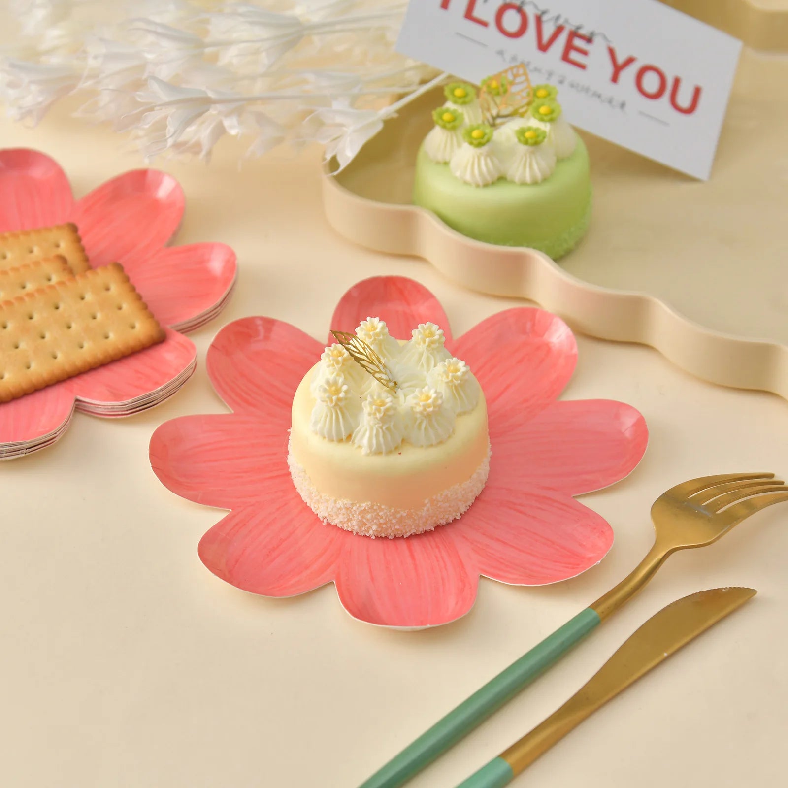 Kit Pratos de Papel Flor Margarida (Descartável)