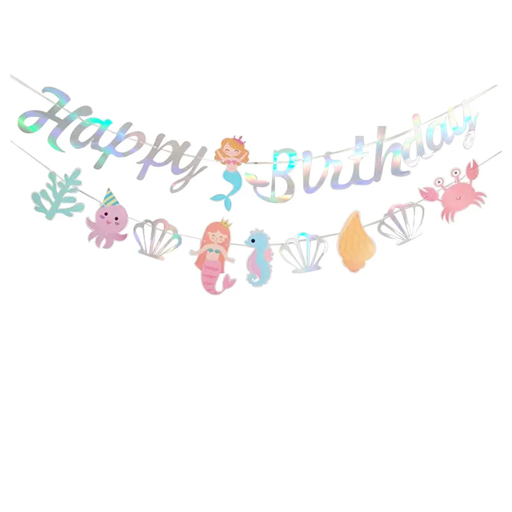 Conjunto Decorativo Para Festa Tema Sereia