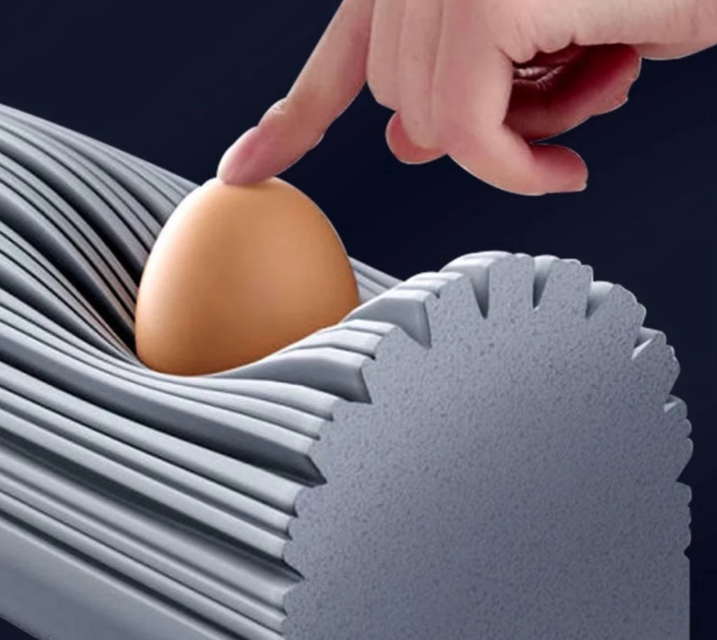 Esfregão mop de borracha com drenagem automática espremida mágico, auto-limpeza, esponja reutilizável