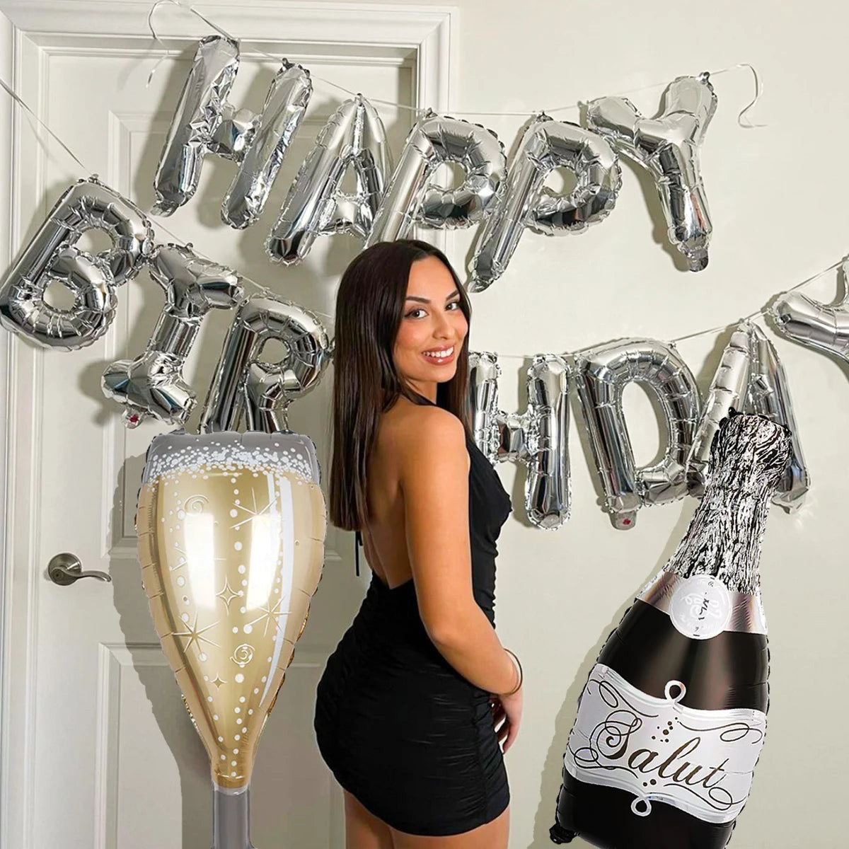 Kit 2 Balões Champanhe