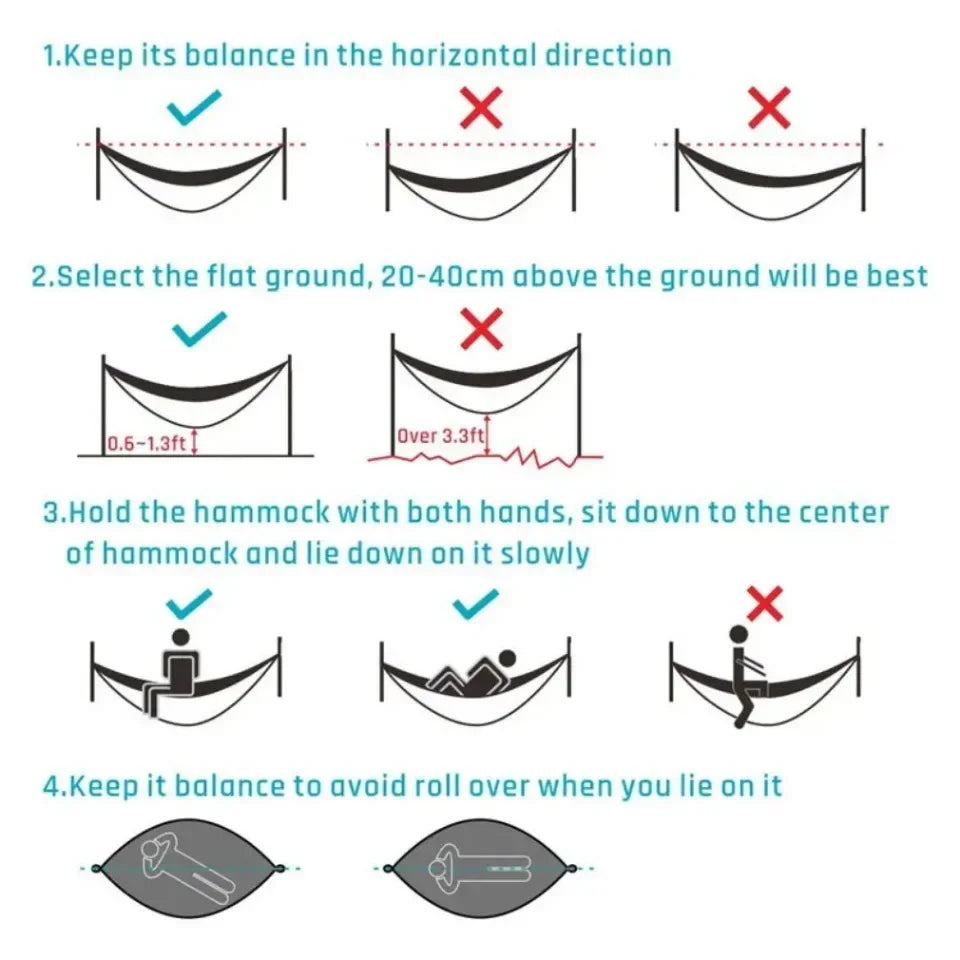 Kit de rede com mosquiteiro capacidade 200Kg