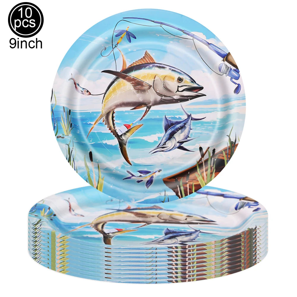 Kit Balões Metalizados Peixe – Decoração Festa Pescaria