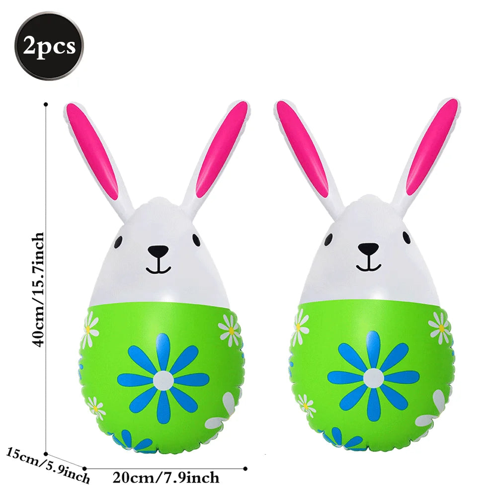 Par de Coelhos Infláveis (40 cm)