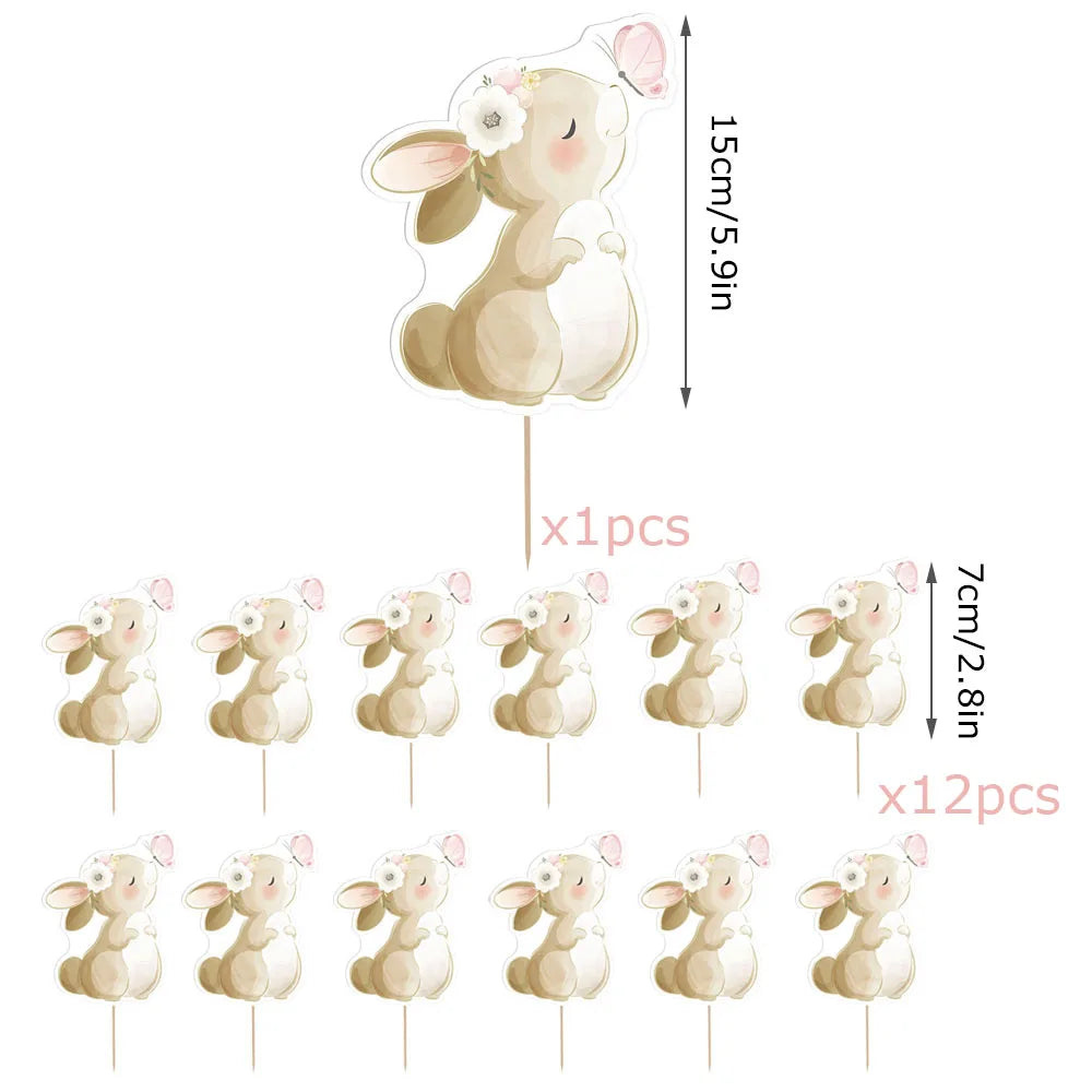 Kit Topper de Bolo e Cupcake (13 peças)