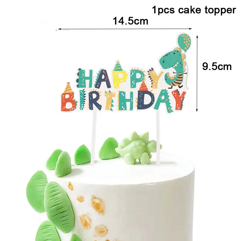 Kit Talheres e Pratos Descartáveis Dinossauro – Festa Completa