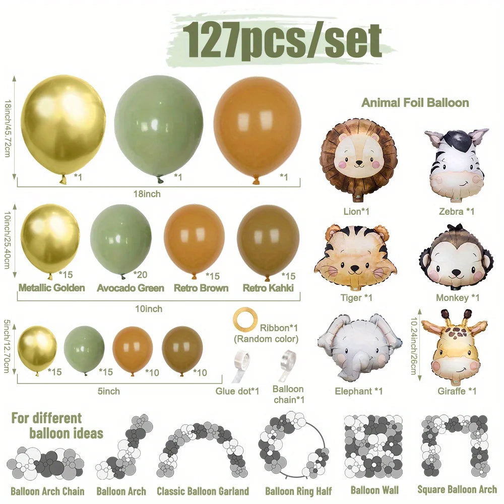 Kit Decoração Safári-127 peças