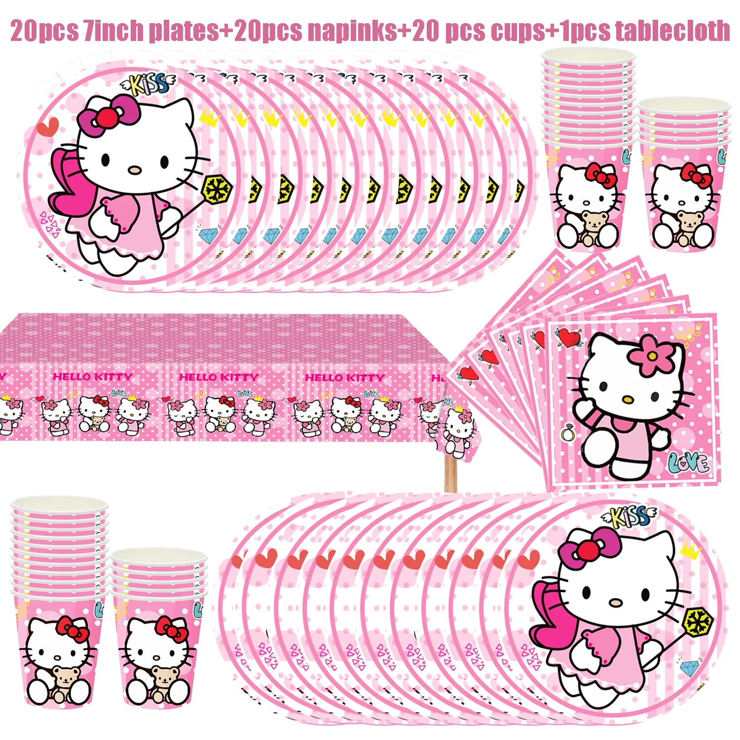 Kit Festa Completa Hello Kitty