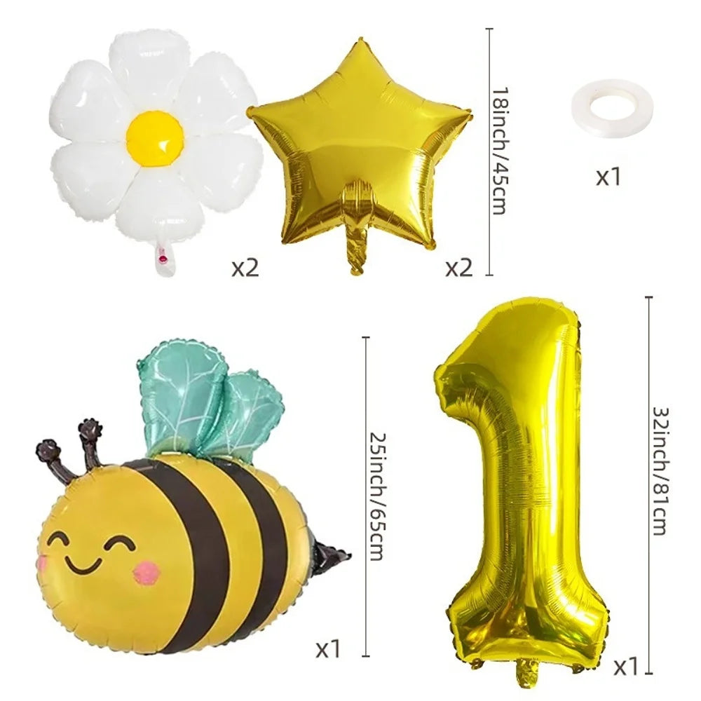 Kit Abelhinha e Margarida com Número