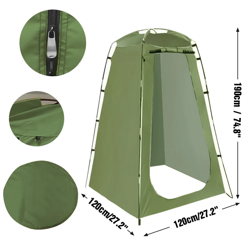 Tenda vestuário à prova dágua para acampamento banheiro /chuveiro