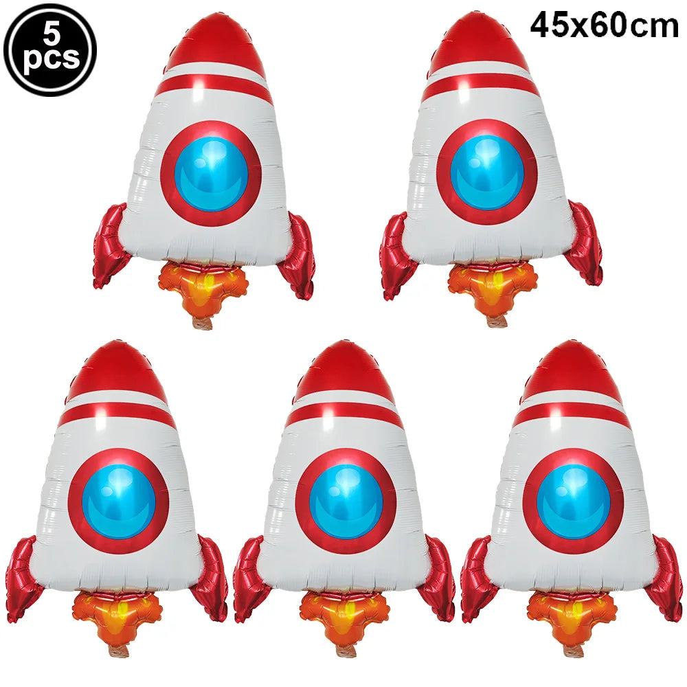 Kit Balões Astronauta e Foguete: Aventura no Universo