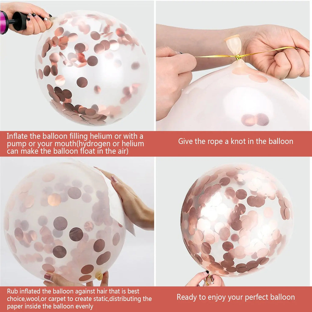 Kit 25 Balões Rose Gold – Especial 15 Anos (Debutante)