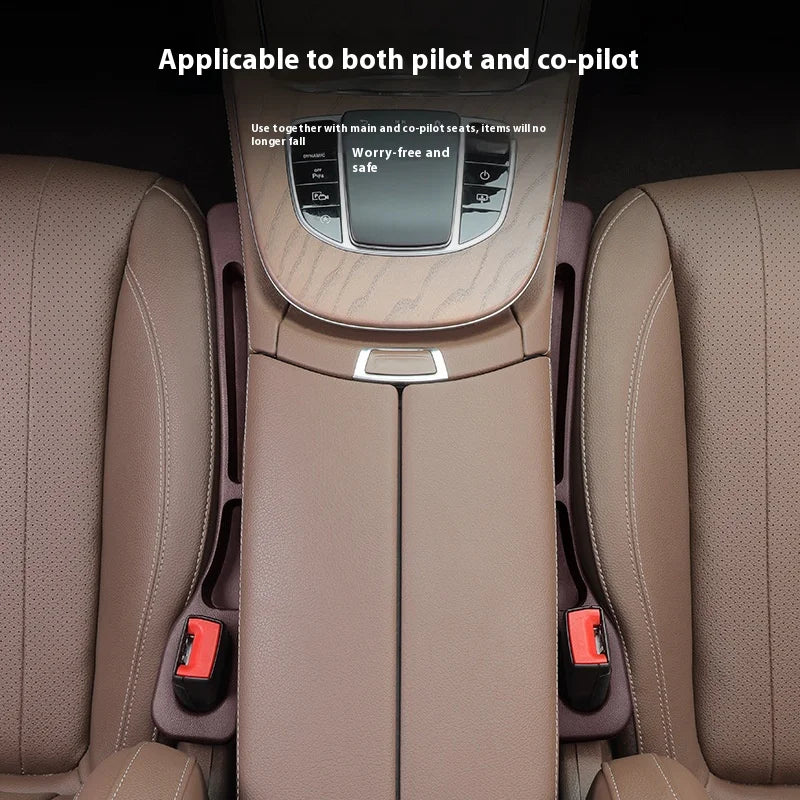 Plug para assento de carro, faixa anti-vazamento, caixa de armazenamento multifuncional