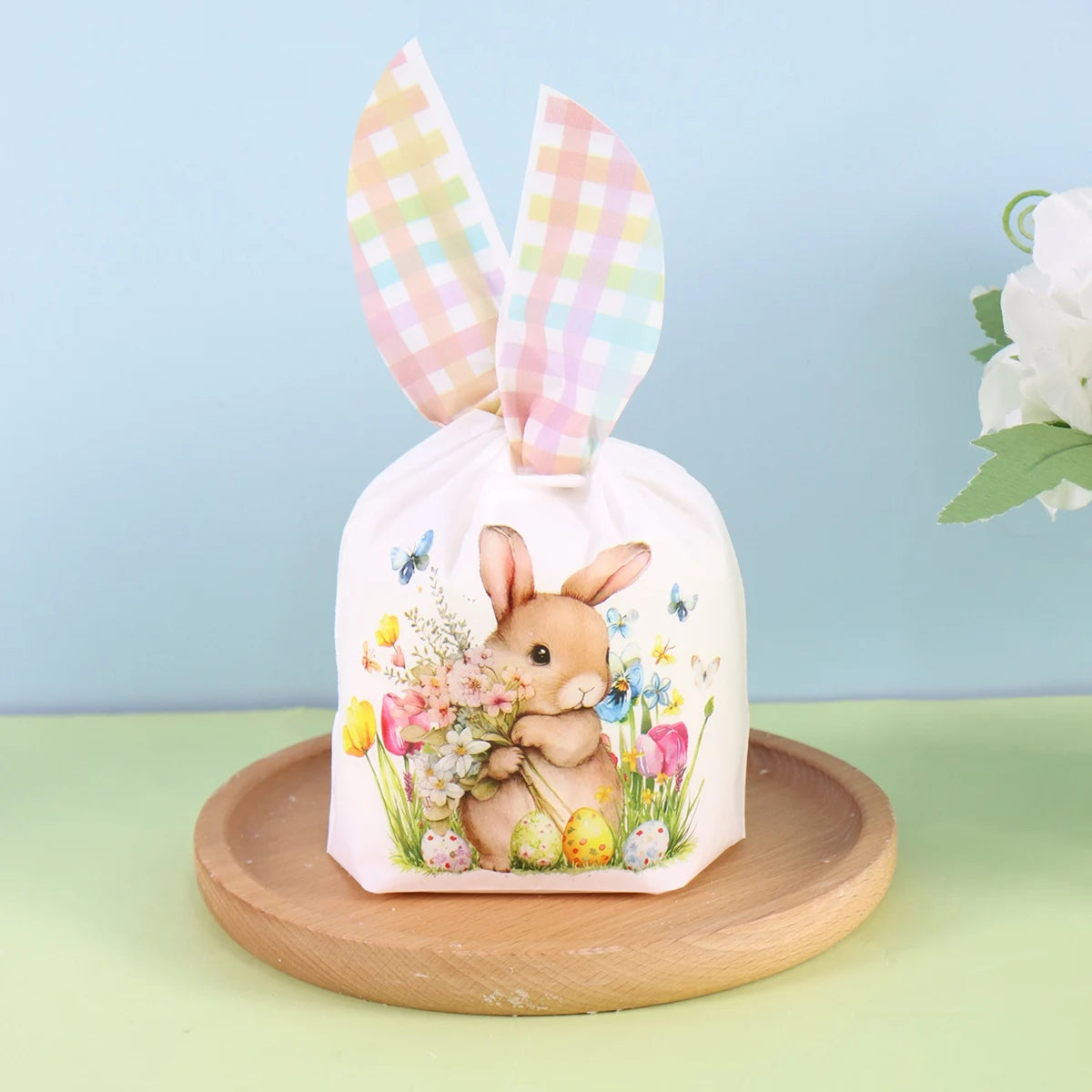 Kit 50 Saquinhos de Coelho Páscoa 2026