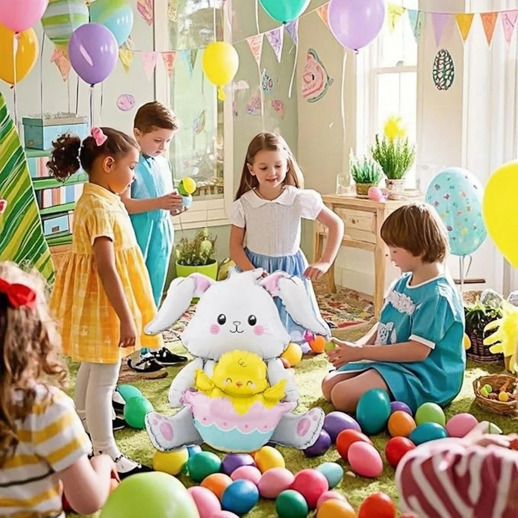 Decoração com Balões de Páscoa