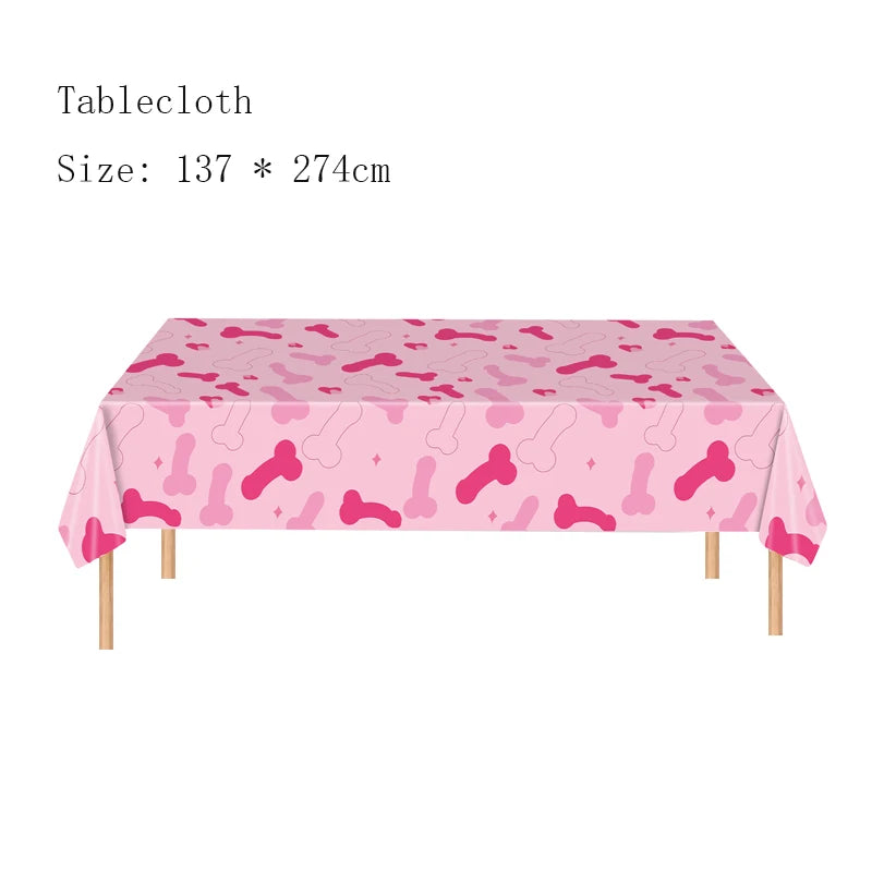 Kit Descartáveis Despedida de Solteira Rosa