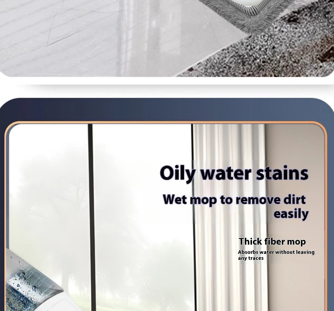 Mop spray com almofada de microfibra substituível