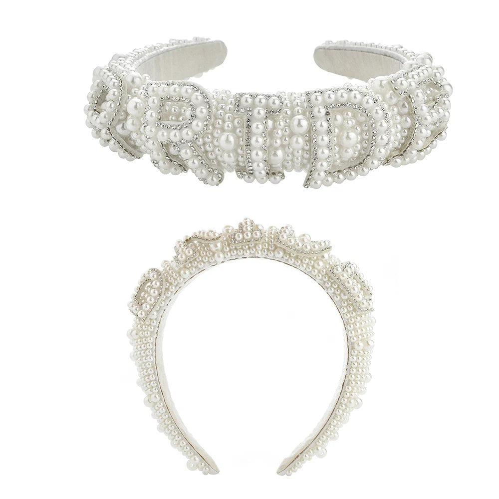Tiara de Pérolas "Bride" – Acessório Premium para Noiva