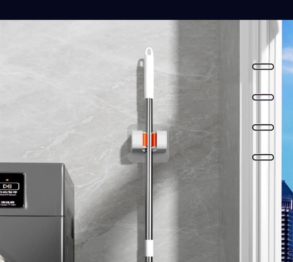 Esfregão mop de borracha com drenagem automática espremida mágico, auto-limpeza, esponja reutilizável