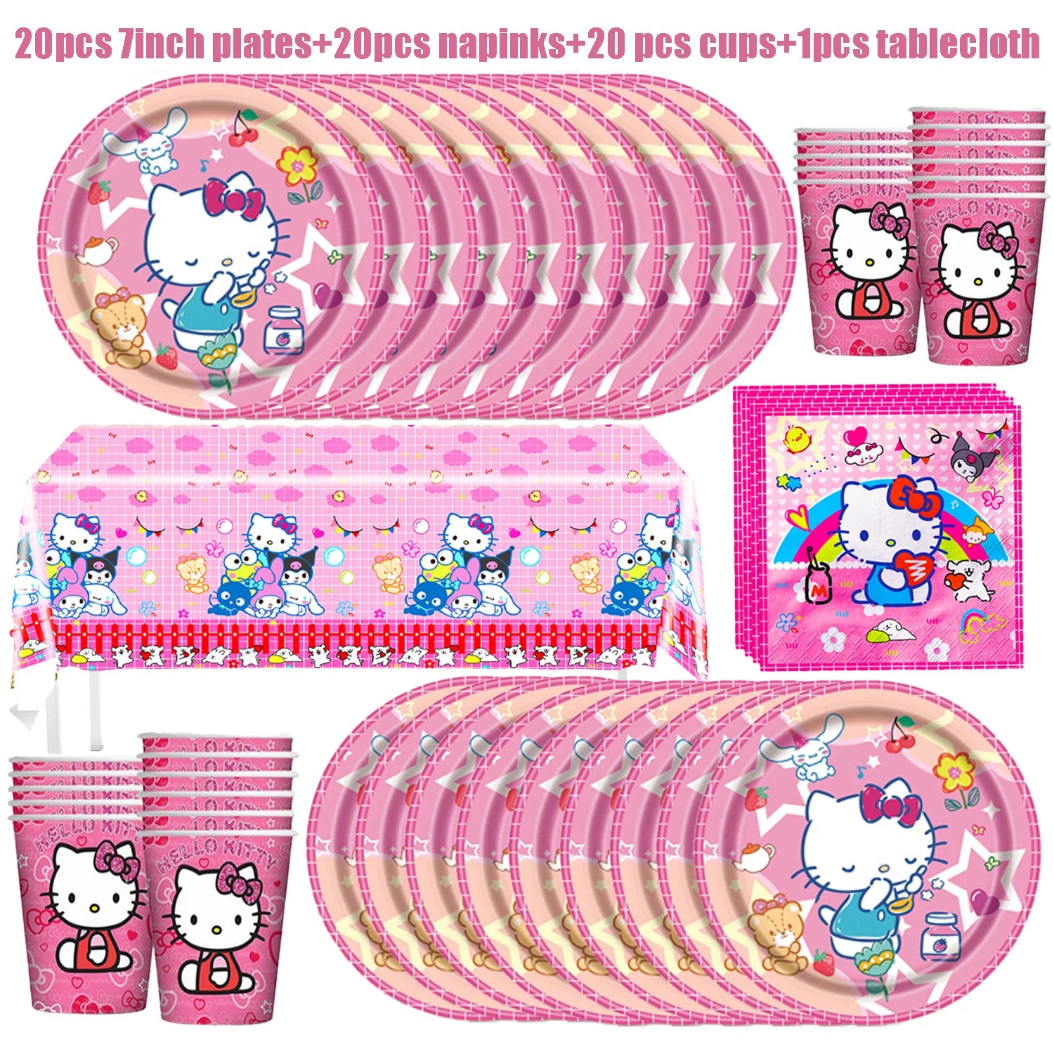 Kit Festa Completa Hello Kitty