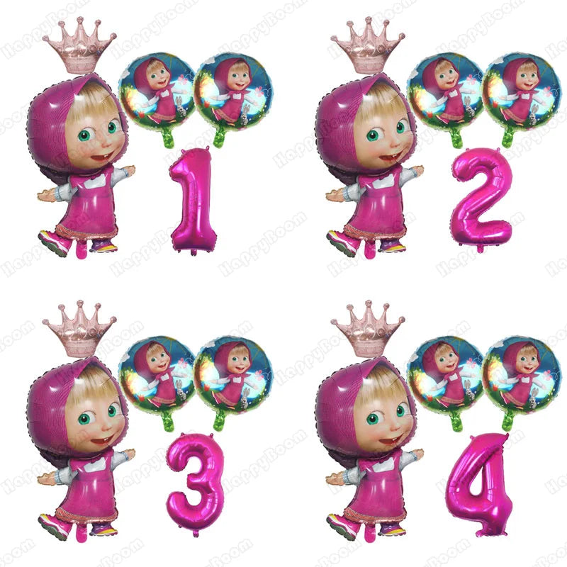 Kit Masha e o Urso (5 Peças)