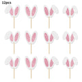 Kit Toppers "Orelhinha de Coelho" (12 ou 24 unidades)