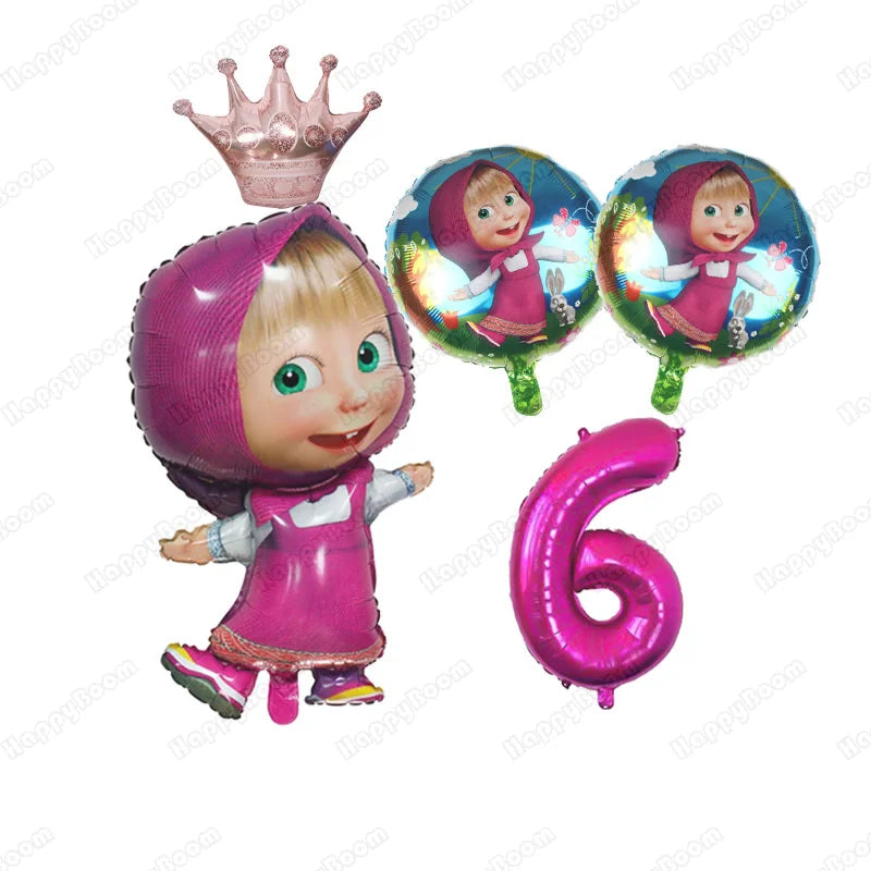 Kit Masha e o Urso (5 Peças)