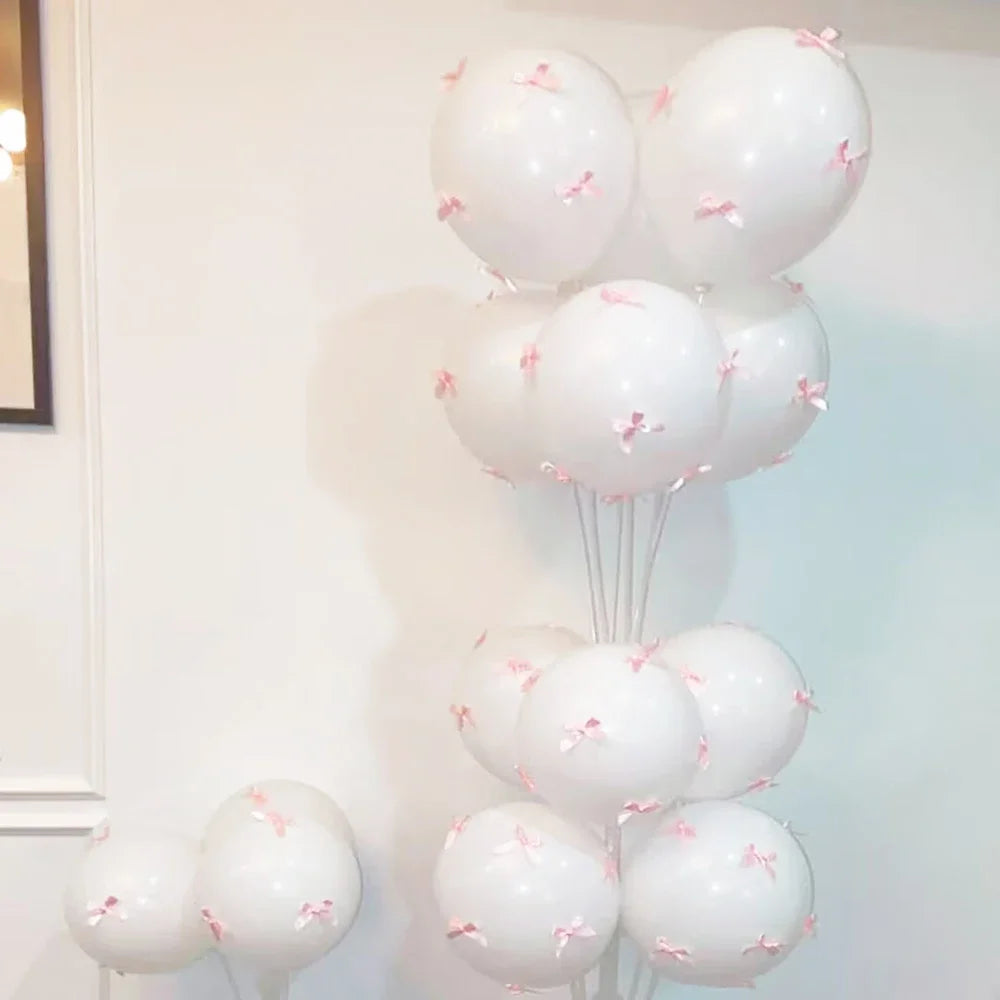 Kit Balões com Mini Laços – Estilo Coquete