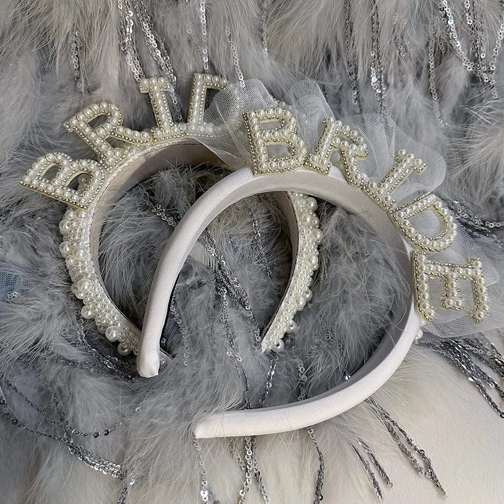 Tiara de Pérolas "Bride" – Acessório Premium para Noiva