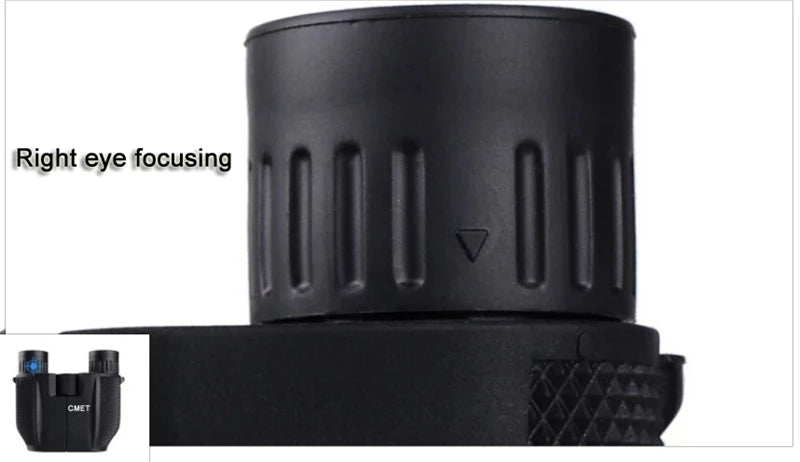 Binóculo hd dobrável compacto alcance 1000m lente fmc