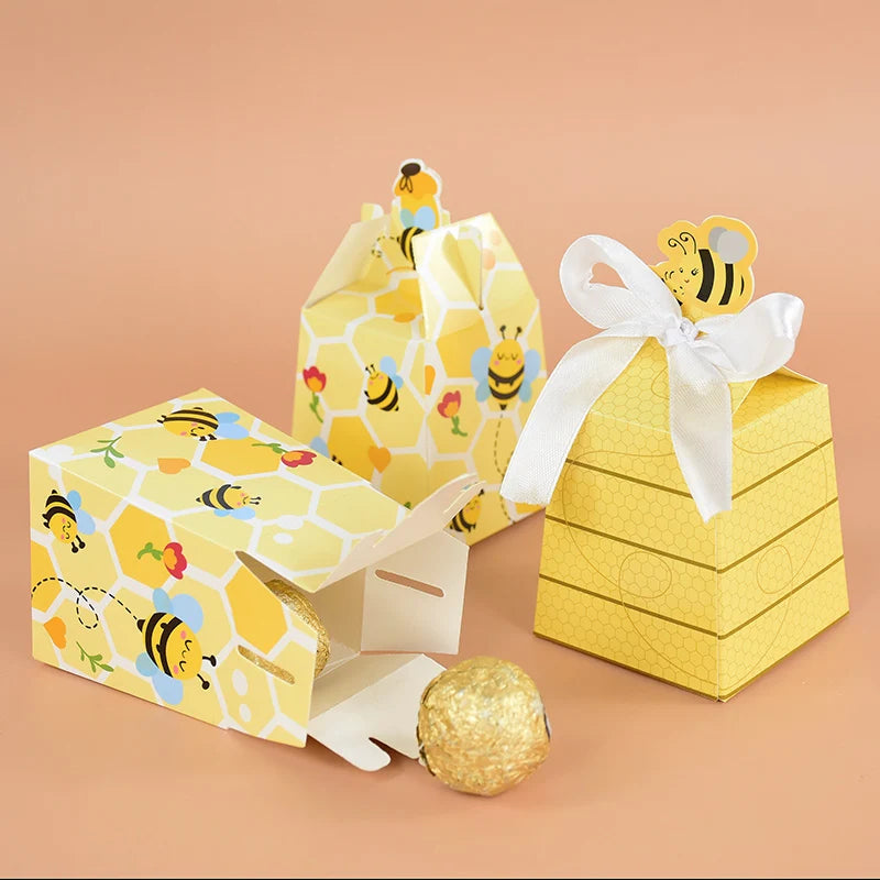 Caixa de Doces Abelhinha – Kit com 10, 30 ou 50 Unidades