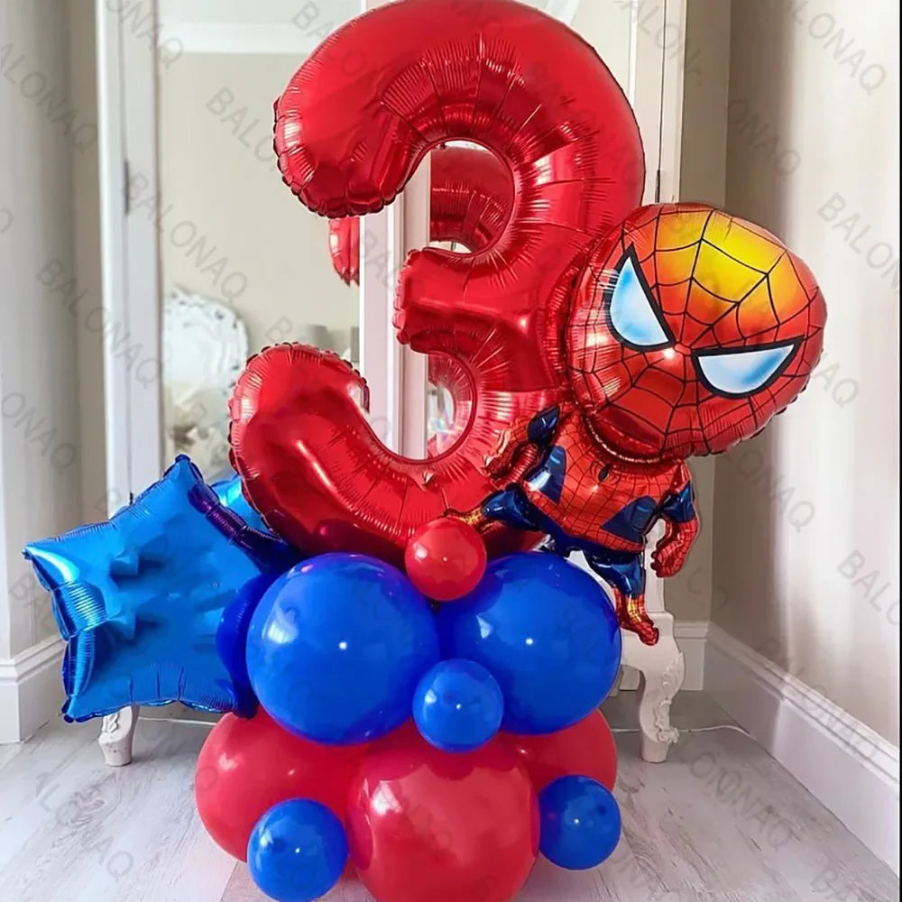 Kit Balão Homem-Aranha (21 Peças)