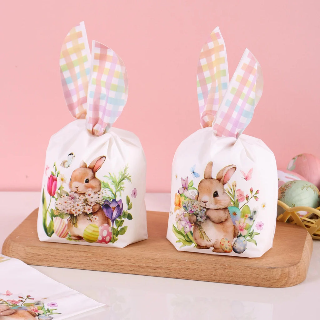 Kit 50 Saquinhos de Coelho Páscoa 2026