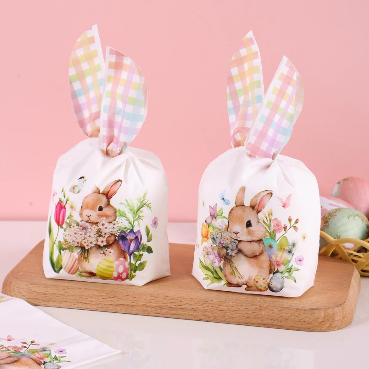 Kit 50 Saquinhos de Coelho Páscoa 2026